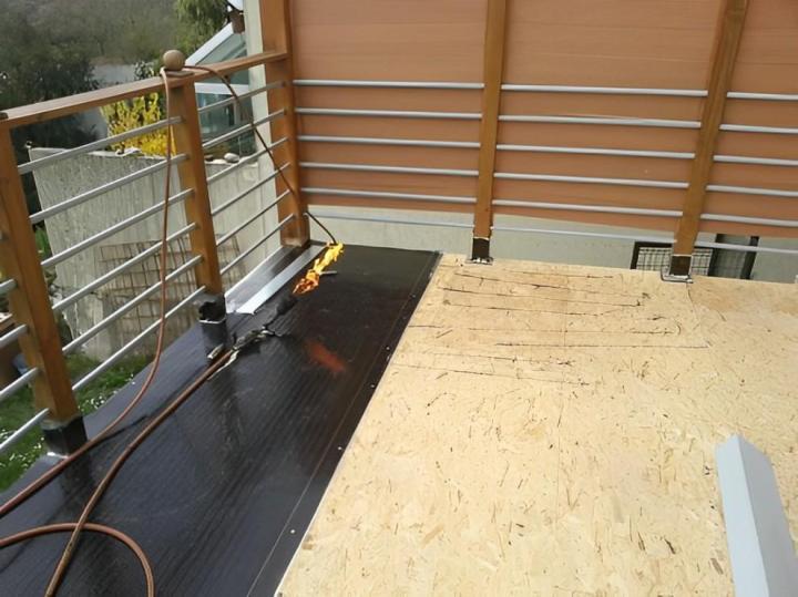 Travaux d'étanchéité de terrasse